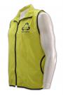 V082 Manufacturing group activities zipper yellow Singapore wind jacket   Vest Jacket