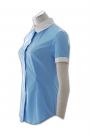 R104 woman blue shirt