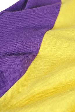 Personalized Yellow and Purple Polo Shirt