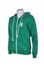 Z225 green zip up sweaters