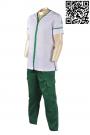 NU030 OEM Nursing Staff Uniforms Unisex Short Sleeve Tunic with Pants