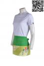 AP055 Customised Barbecue Aprons for Men Medium Sea Green Tea Server Apron with Half Printed Japanese Patterns