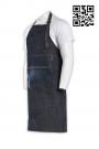 AP060 Where Can I Buy Black Denim Whole Body Kitchen Apron Durable Adjustable Neck Strap with 2 Big Front Pockets Workwear for Cafes Restaurants Bistro Bars 