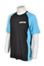 T581 wicking sports t-shirts for man