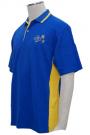 P165 Two color polo t shirt soft touch polo tee