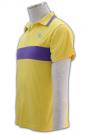 P176 Yellow America size custom design polo shirt 
