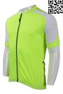 B128 Custom Green Men's Cycling Kits Hi Vis Cycling Jersey Fluorescent Cycling Top