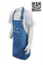 AP070 Customize Embroidered Dark Slate Blue Aprons Cotton Server Bib Apron Chefs Waiters Catering Uniform