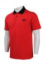 P775 Print Red and Black Polo Shirt