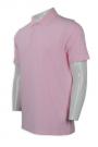 P813 Customized Pink Polo Shirts