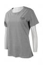 T839 Grey Shirts For Women Design Singapore