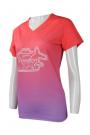 T841 Colorful Design Shirts For Women
