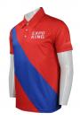 P832 Red And Blue Polo Shirt For Men Manufacturer 