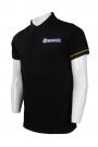 P871 Customized Fit Black Polo Shirt 