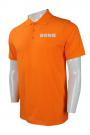 P901 Customized Orange Polo Uniform Shirt Singapor