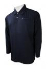 P970 Polo Black Long Sleeve Shirt SG