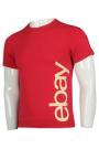 T948 Red Color T Shirt Singapore Customization