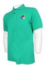 P1143 Green Polo-Shirt Printing Logo Customization