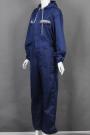 IG-BD-CN-008 Custom Design Hooded Conjoined Tooling Uniform Midnight Blue Waterproof Industrial Coveralls