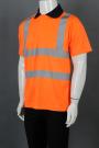 IG-BD-CN-099 Custom Design Orange Traffic Safety Shirt with Reflective Strip