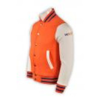 Z236 Go To Buy Orange And White Baseball Jacket