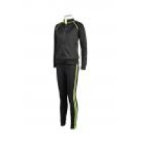 TF003 Where to Buy Sportswear Activewear Black Jacket and Pants 