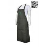 AP085 Personalized Dark Slate Grey Aprons with Large Pocket for Printing Youth Uniforms Apron for Cooking Baking Painting Classes