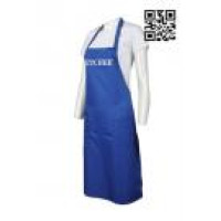 AP087 OEM Unisex Royal Blue Full-Length Aprons with Double Pockets Customised Company Logo for Corporate Business Events Functions