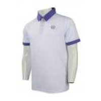 P823 Manufacturer Polo Shirt With Blue Collar 