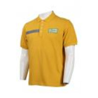 P1005 Yellow Polo T Shirt Customization