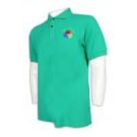 P1143 Green Polo-Shirt Printing Logo Customization