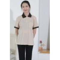 BD-MO-044 Order to domestic uniform design bump color Polo maxillary bump color sleeve edge comfort breathable real fitting model demonstration