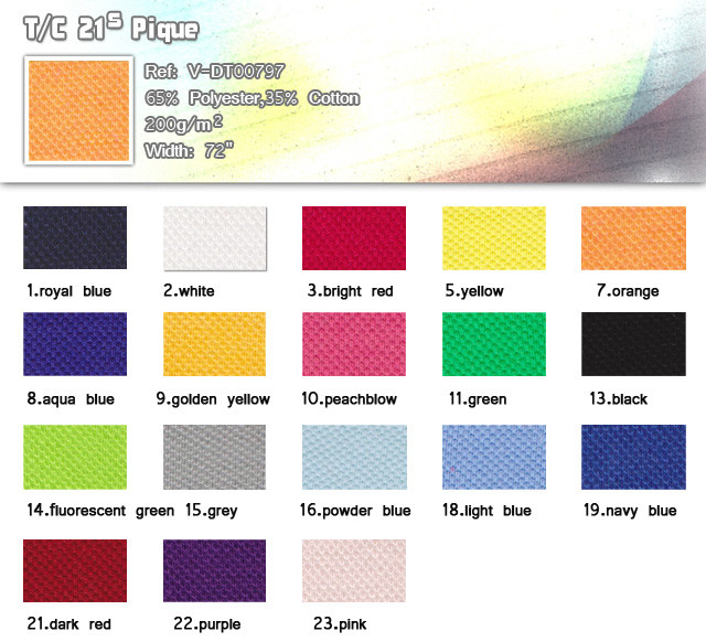 Fabric-T-C-21s-pique-65% polyester-35% cotton-200g-m2-20101021