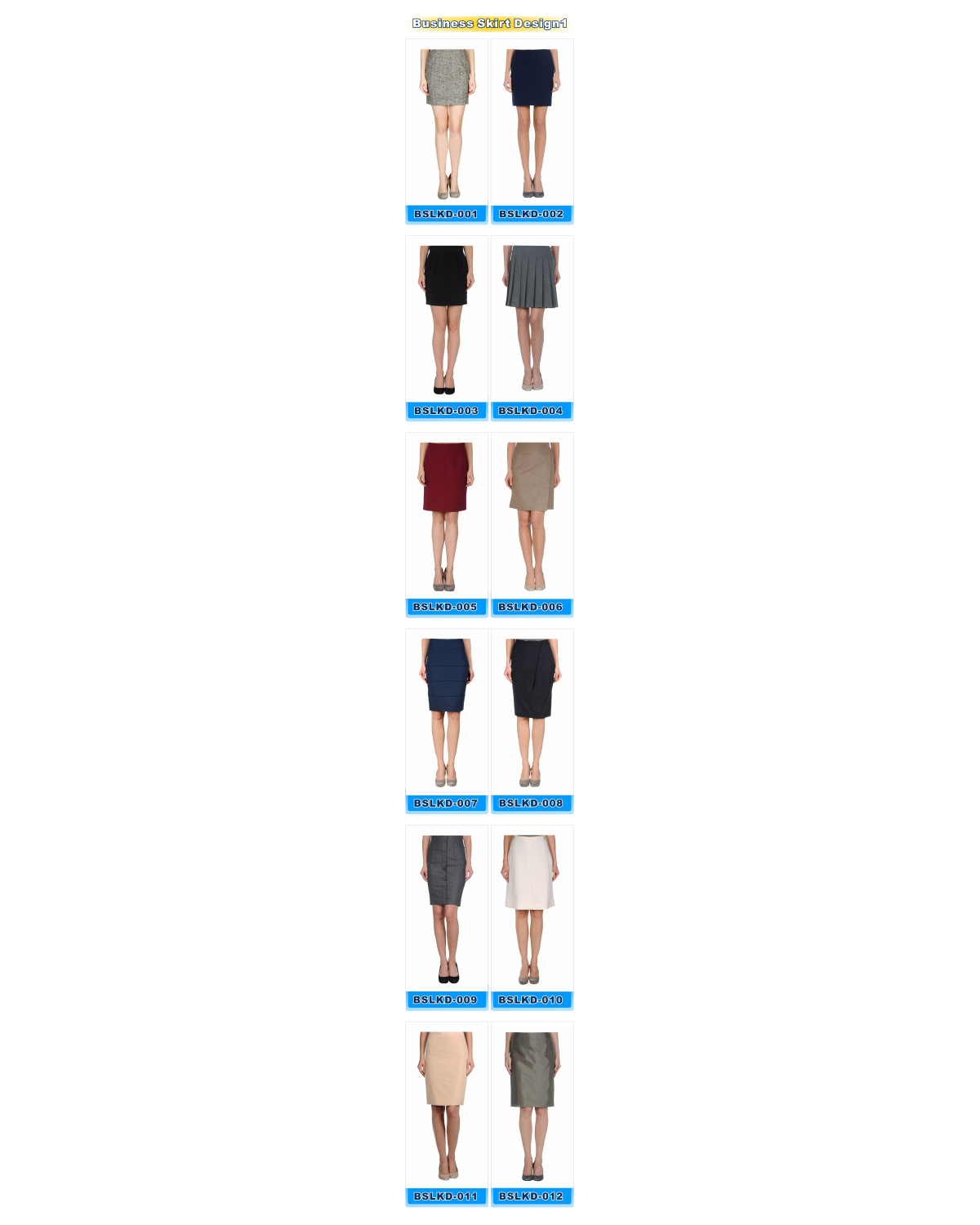 Business Skirt Design1