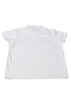 P1276  Design White Printed Logo Reverse Collar Polo Shirt