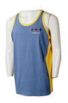 VT239 Manufacture of Men's Clothing With Fitness Contrast Embroidery Singlet