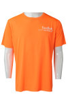 T1035 Manufacturing Men's Short Sleeve Tee Shirt Customised Orange Round Neck T-Shirt 