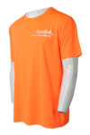 T1035 Manufacturing Men's Short Sleeve Tee Shirt Customised Orange Round Neck T-Shirt 