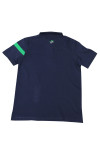 P1302 Custom-made Pure Solid Color Polo T-shirt for Promotional Events 3 Buttons with Chest Striped Color Block Short Sleeve Tee