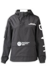 J906  Design half chest zipper windbreaker jacket