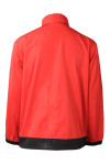 J907  Color contrast shoulder jacket customized
