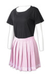 CH207 Order Bust Cheerleading Skirt Design Pleated Skirt Invisible Zipper Pink Purple Cheerleading Pleated Skirt Center Double White Room