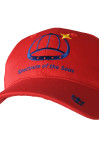 HA321 Custom Embroidered Baseball Caps Red Dutch Cap
