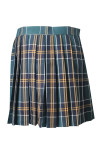CH209   Design Striped Plaid Skirt Order Half Pleated Cheerleading Skirt Side Zipper Retail Cheerleading Supplier Australian School Skirt OEM