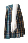 CH209   Design Striped Plaid Skirt Order Half Pleated Cheerleading Skirt Side Zipper Retail Cheerleading Supplier Australian School Skirt OEM