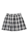 CH211 Custom-Made Black And White Striped Plaid Pleated Skirt Order Half-Length Pleated Skirt Cheerleading Factory Australian School Uniform