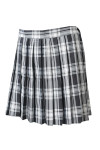 CH211 Custom-Made Black And White Striped Plaid Pleated Skirt Order Half-Length Pleated Skirt Cheerleading Factory Australian School Uniform