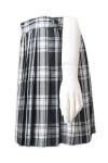 CH211 Custom-Made Black And White Striped Plaid Pleated Skirt Order Half-Length Pleated Skirt Cheerleading Factory Australian School Uniform