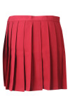 CH213 Customized Red Color Girl School Skirt