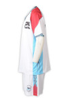 WTV178 Custom-made Soccer Jerseys Men's Football Training Kit White Tee and Shorts Set